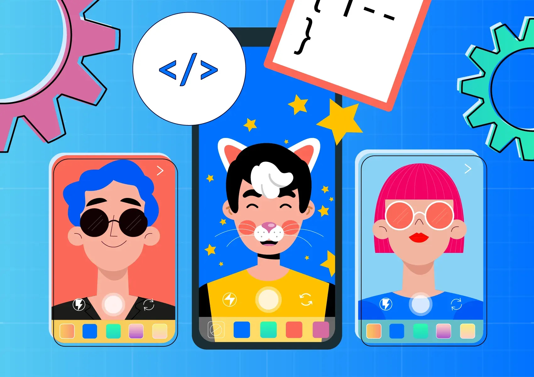 how to develop a face swap app