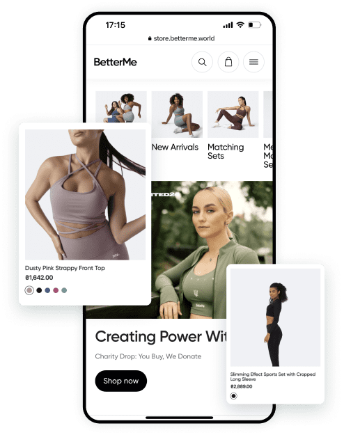 BetterMe Sports Bra  Creating Power Within for women – BetterMe Store
