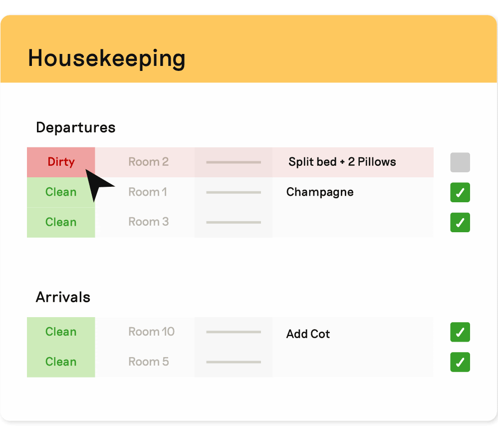 features of hotel management system