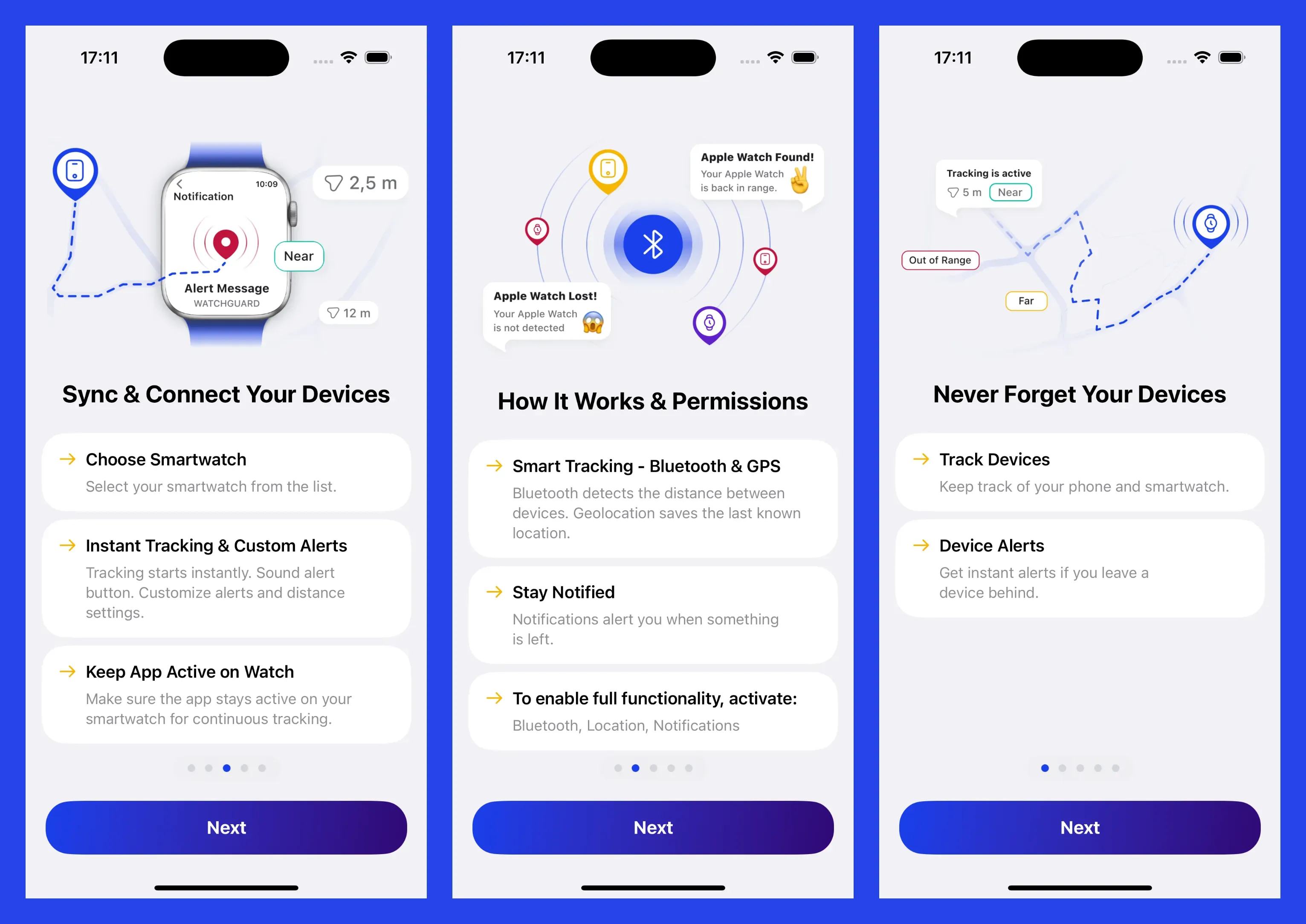 device separation alerts on ios