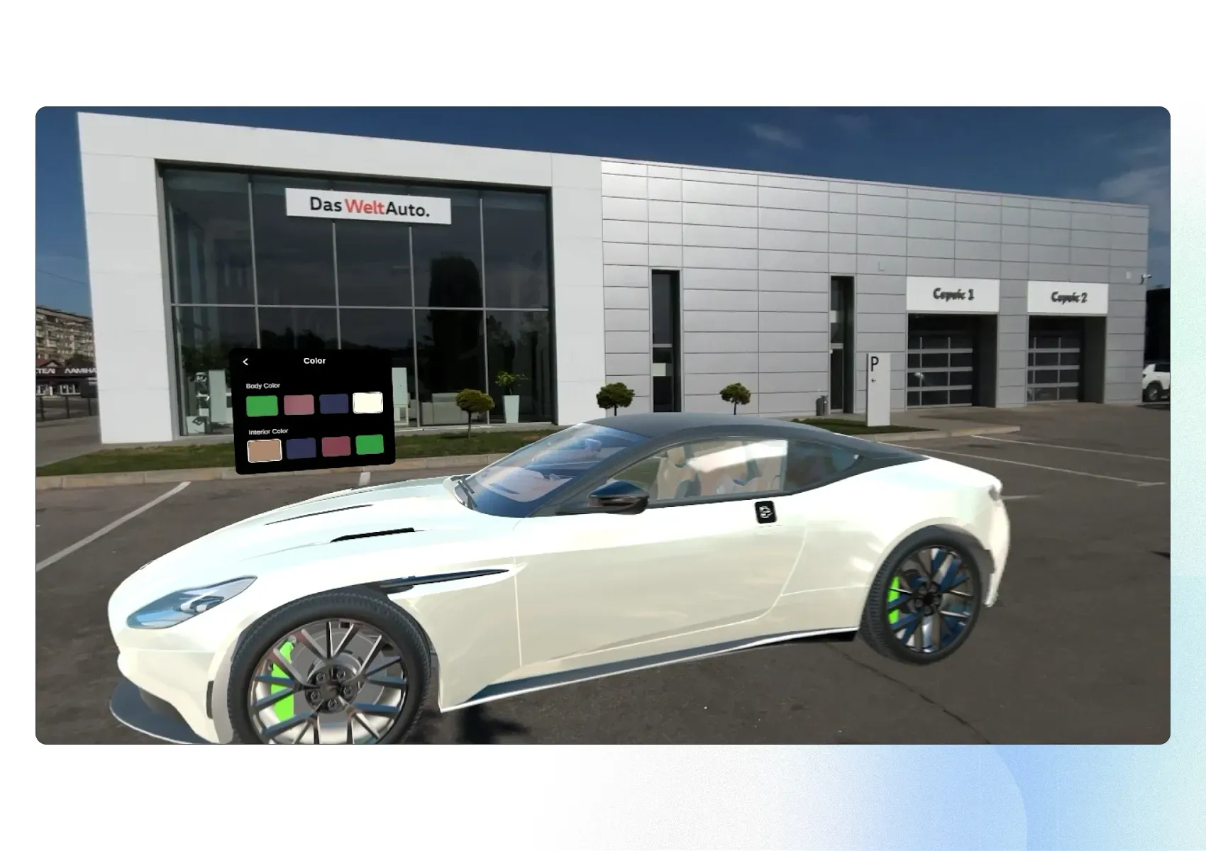 virtual car showroom tour