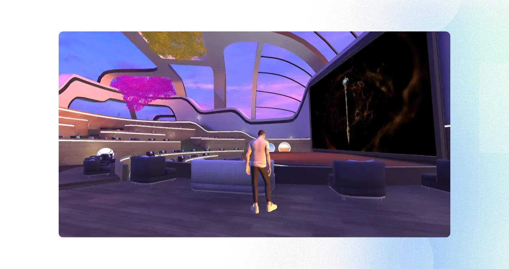3D gallery social component