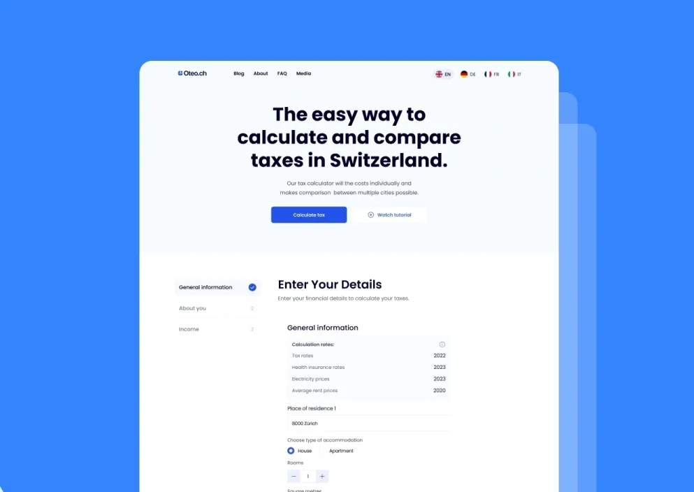 Cost of Living Estimator for Switzerland