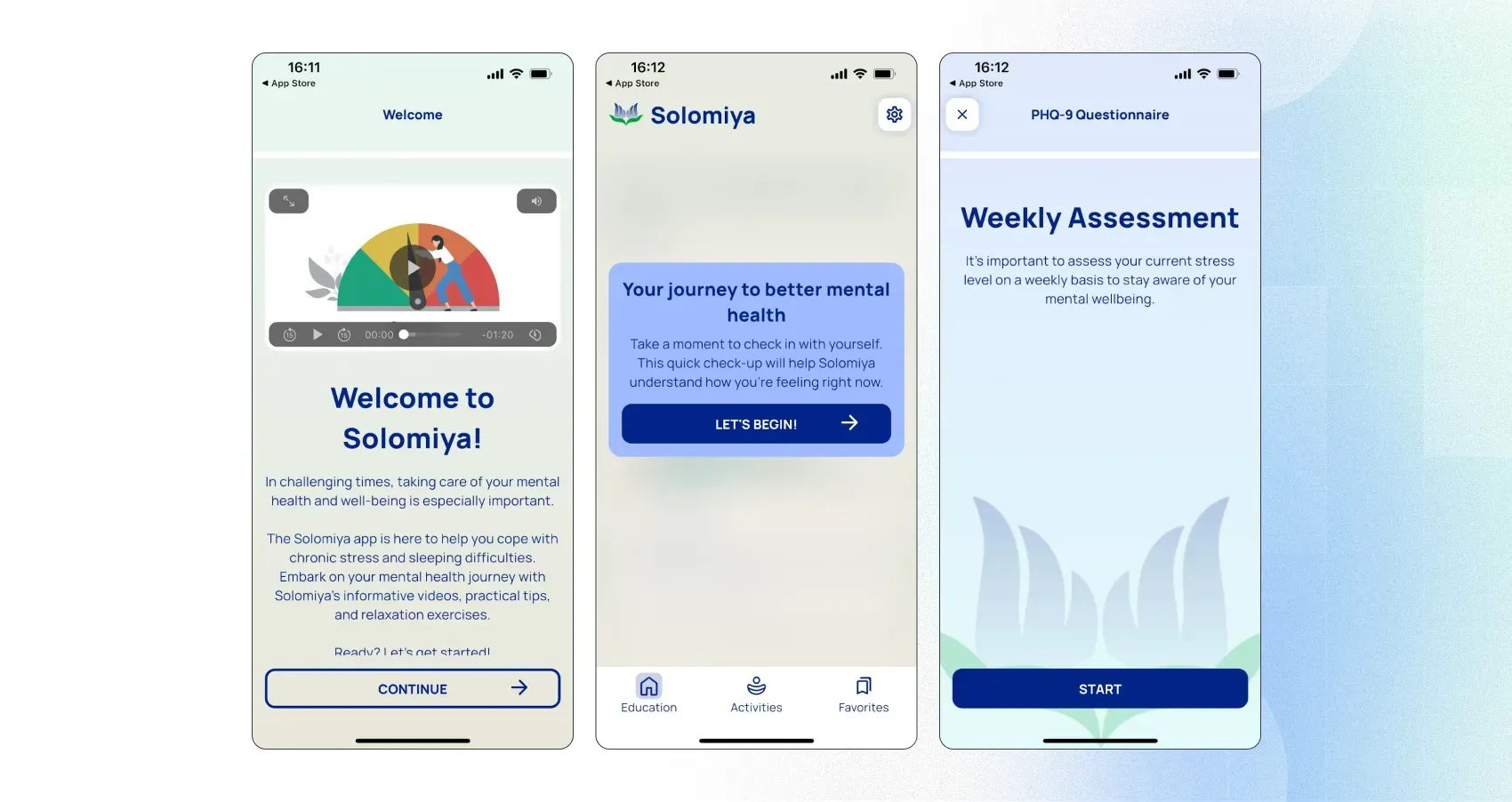 mental health app features