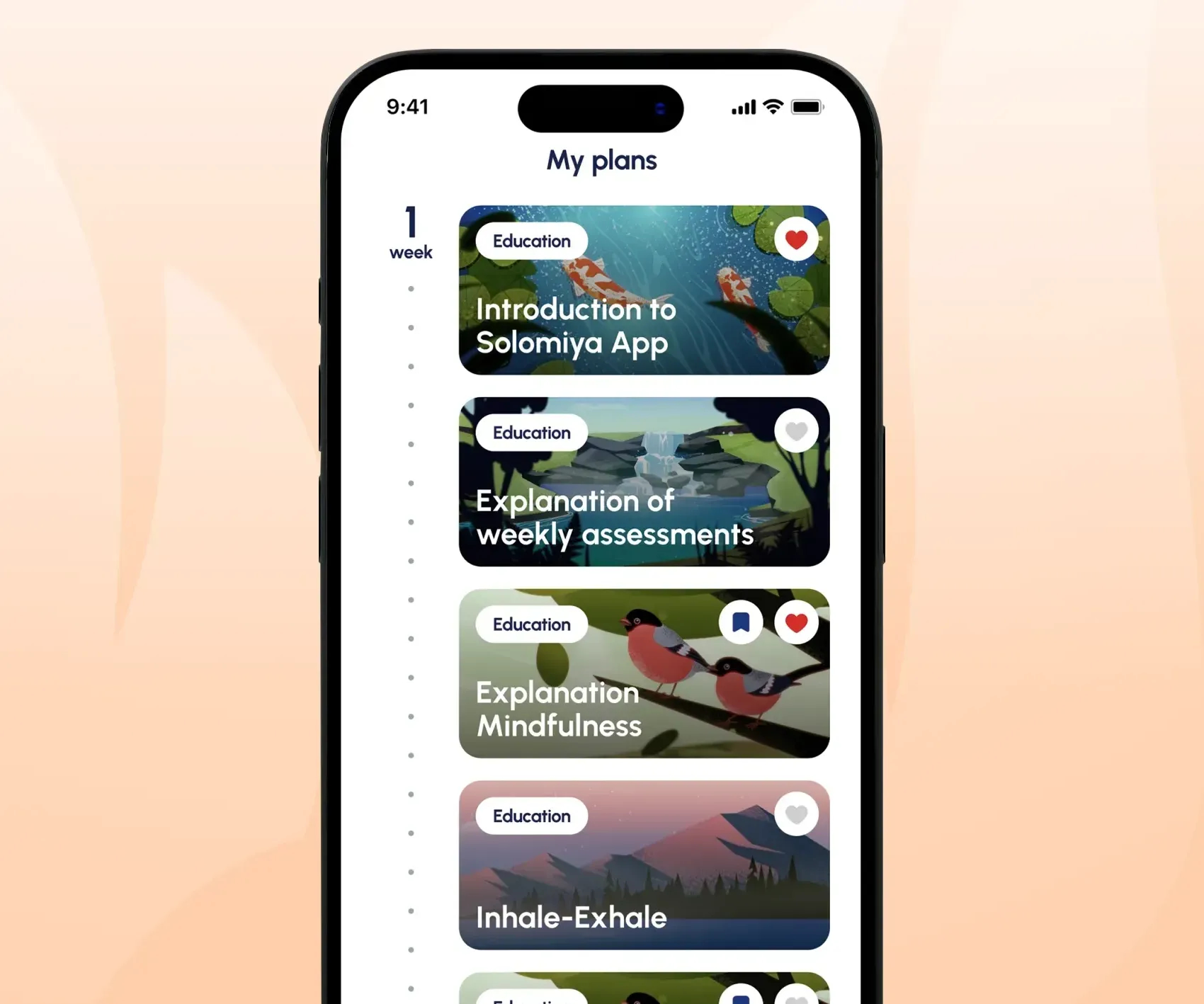  example of mental health app design