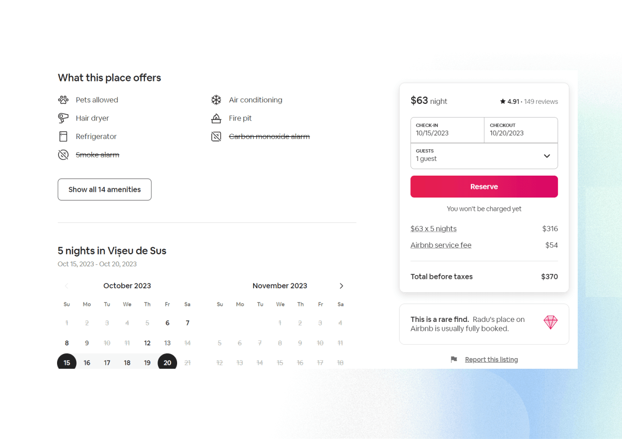 designing travel booking app