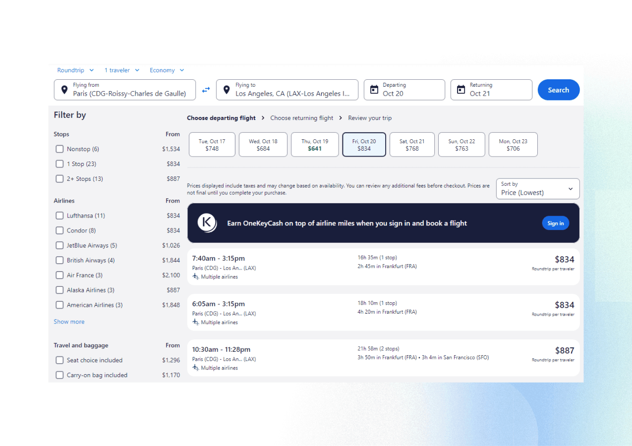 designing travel booking app 