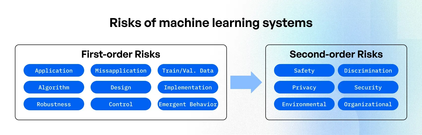 risks of machine learning systems