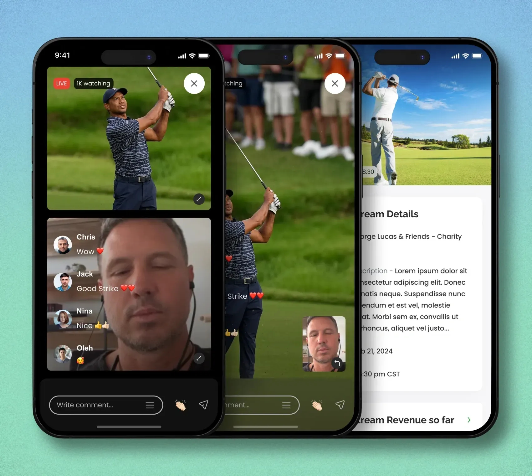 how to build a golf app