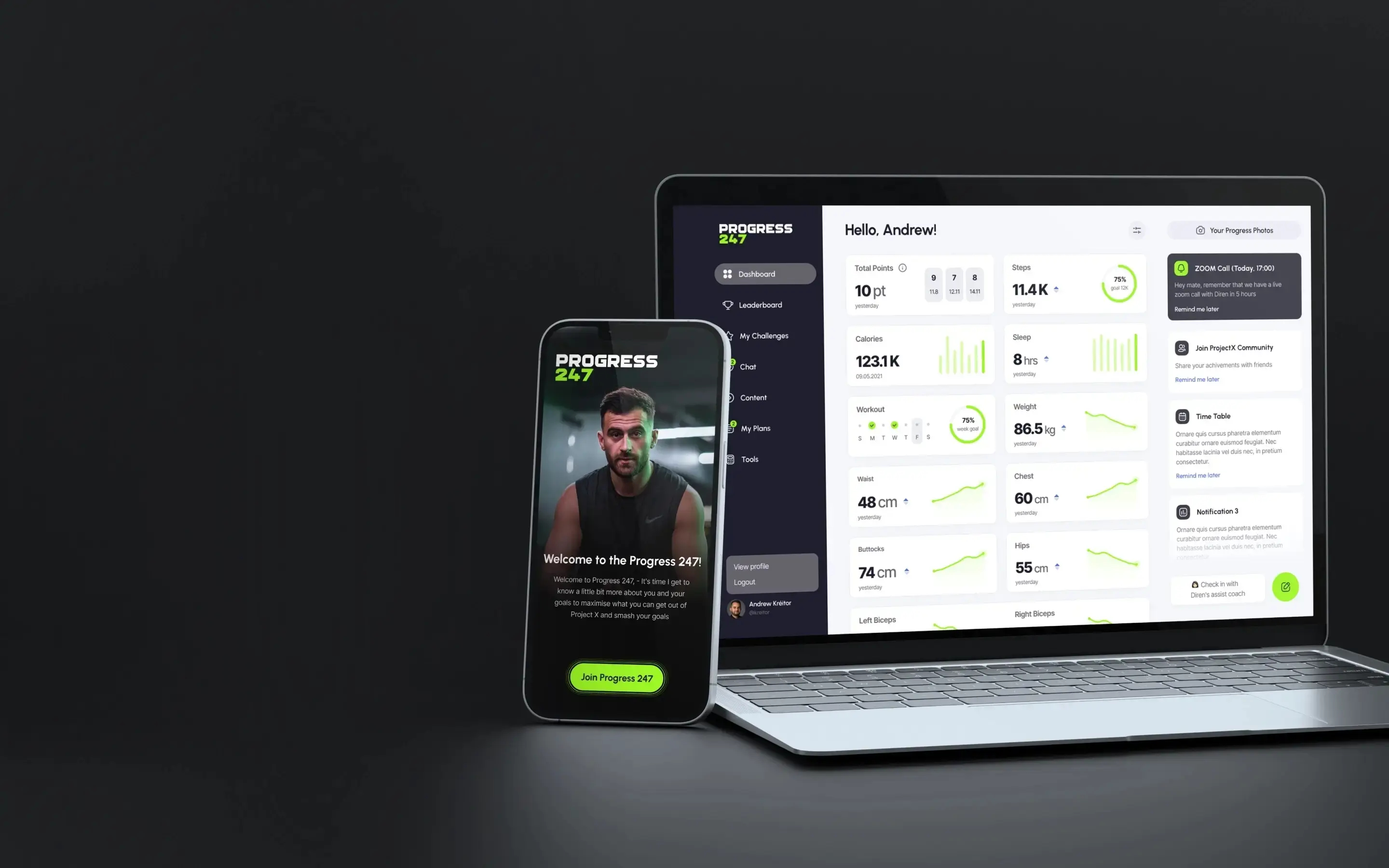 Run tracking mobile app