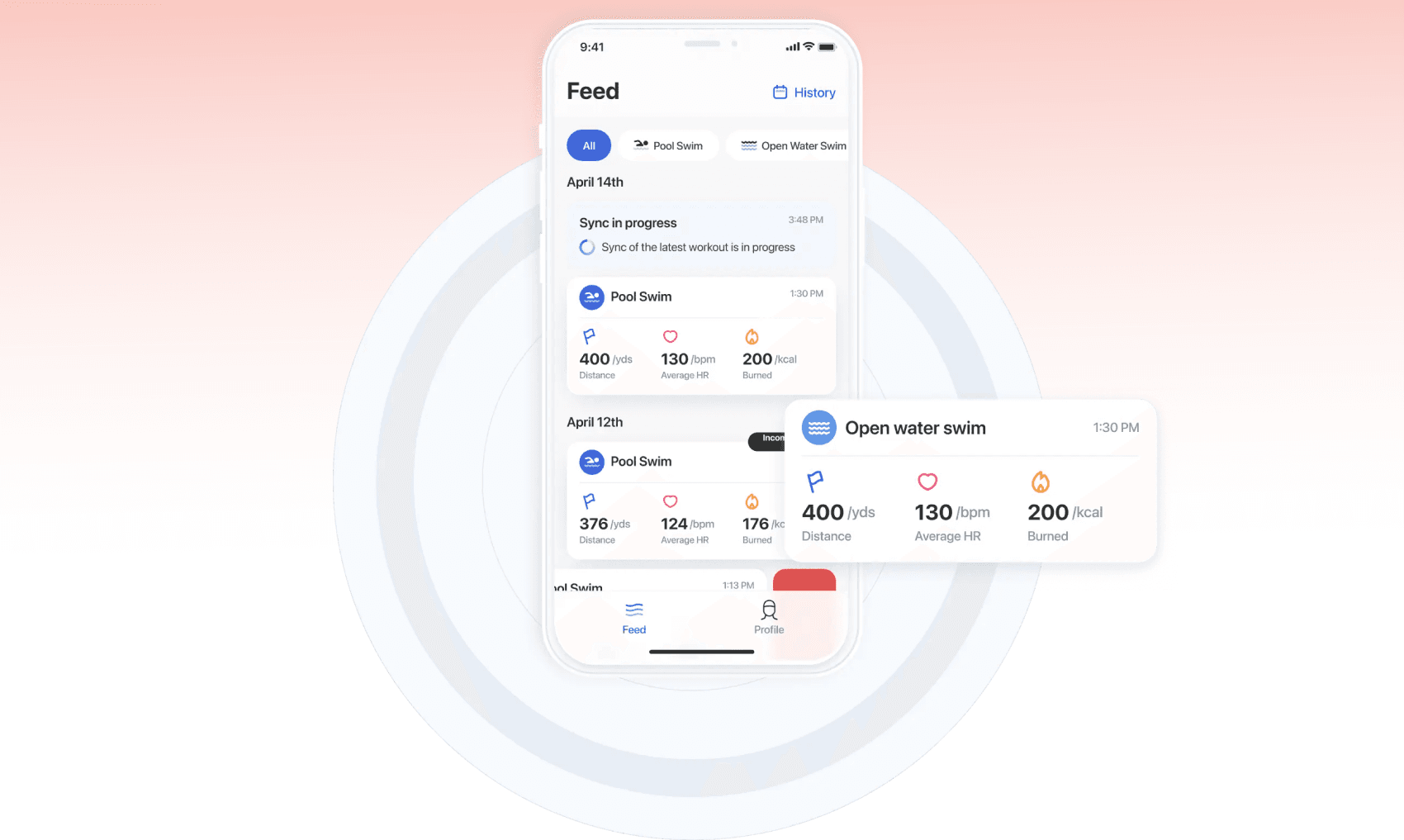 simple tool that enables swimmers to connect their wearable devices with a mobile app