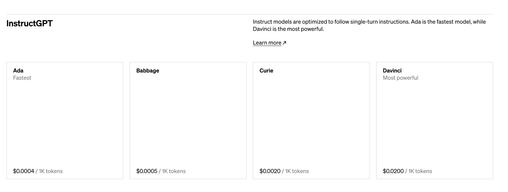 cost of using gpt-3