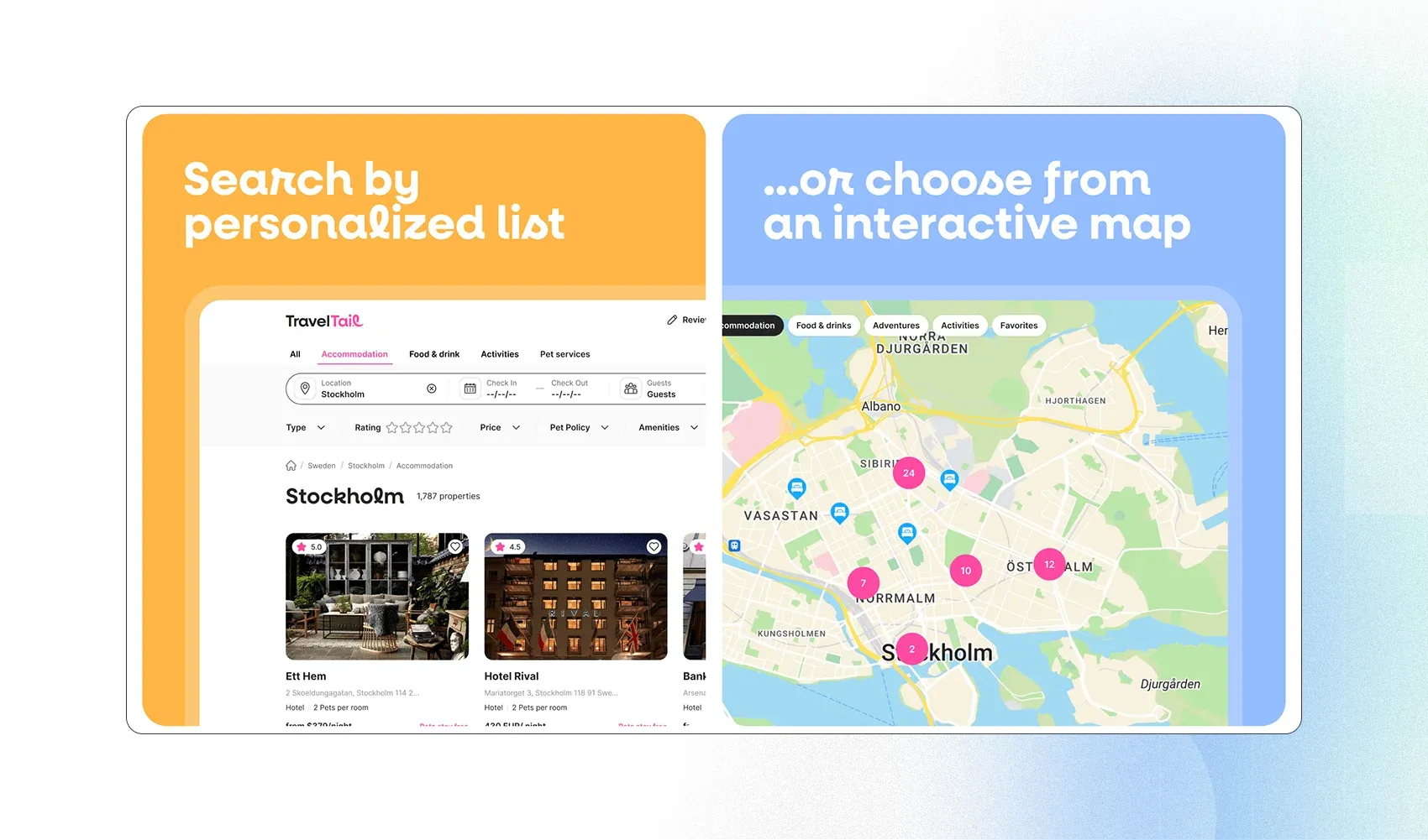 travel booking platform design