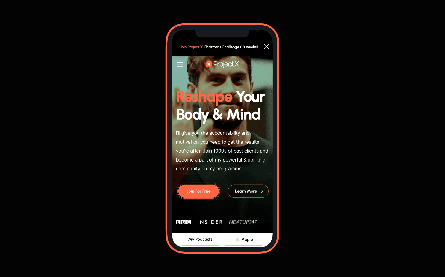Design a fitness platform