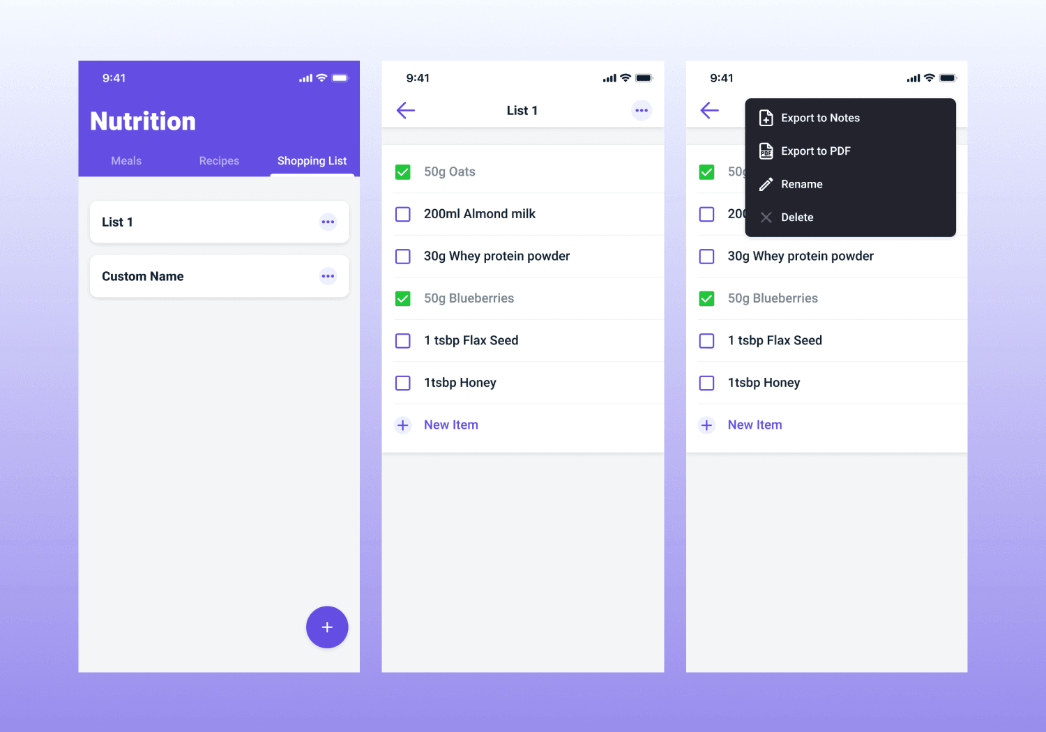 diet planning app development