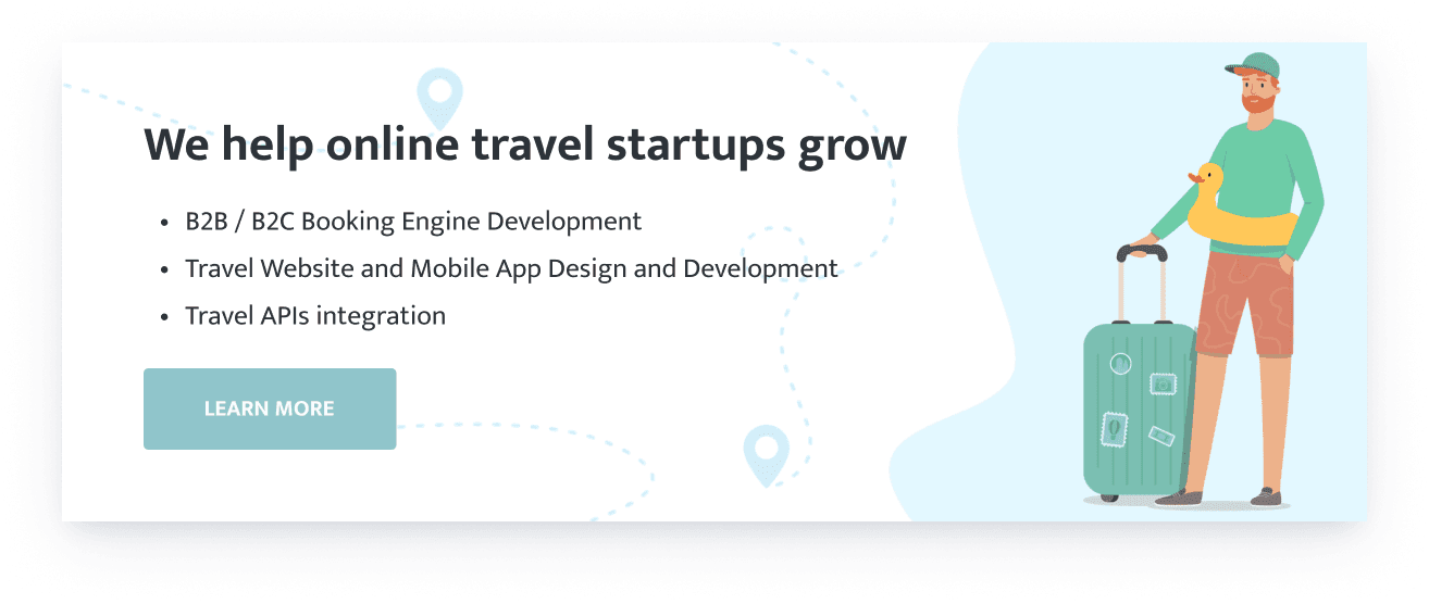 travel website and mobile app design and development