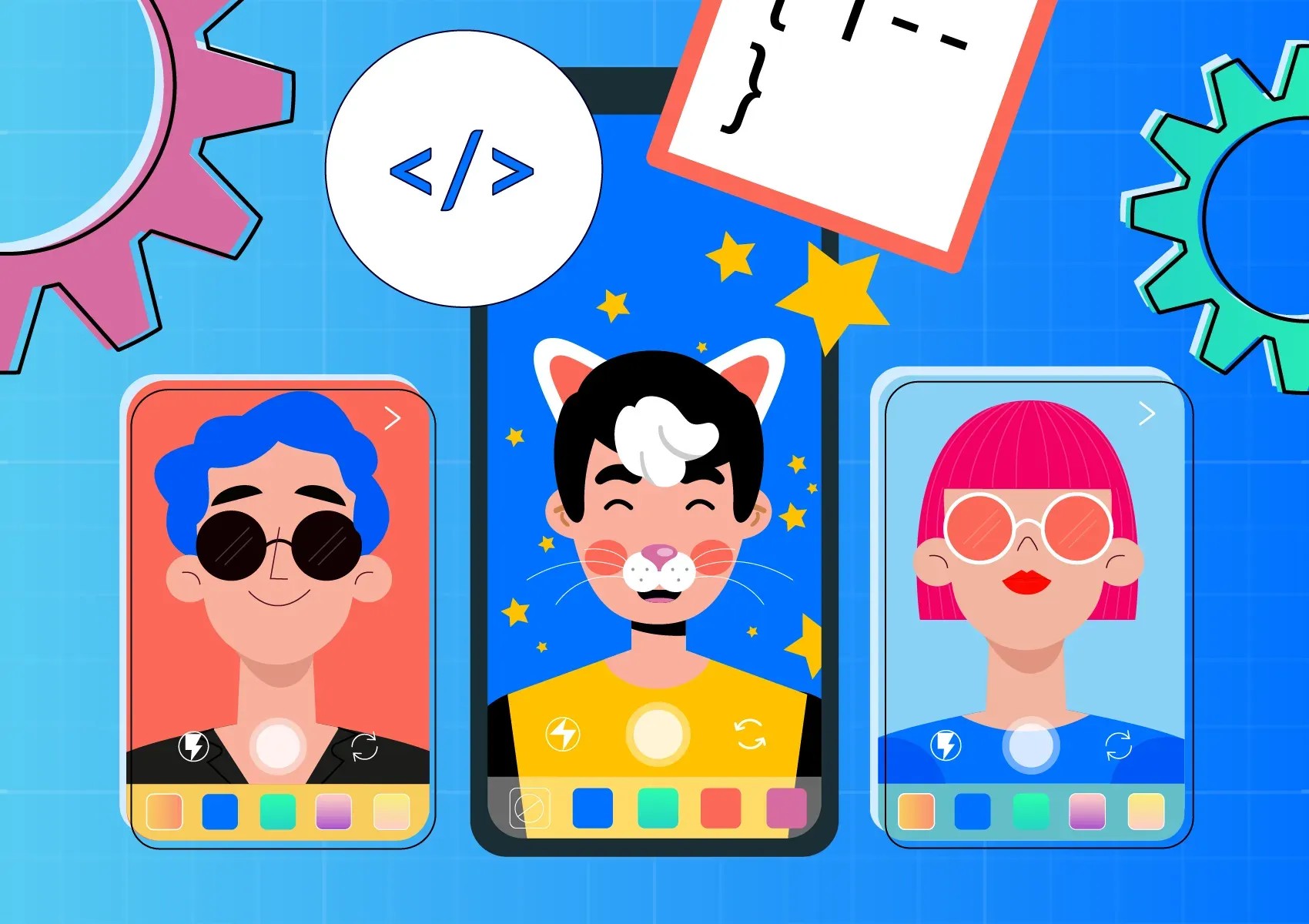 how to develop a face swap app