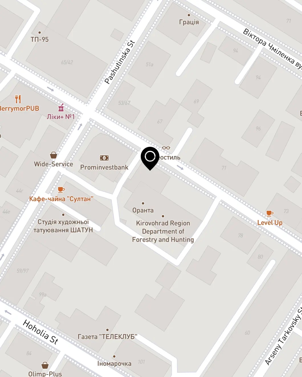 Company Location Map