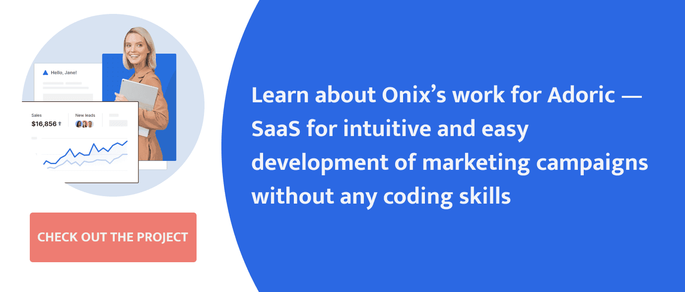 saas for intuitive and easy development of marketing campaings without any coding skills