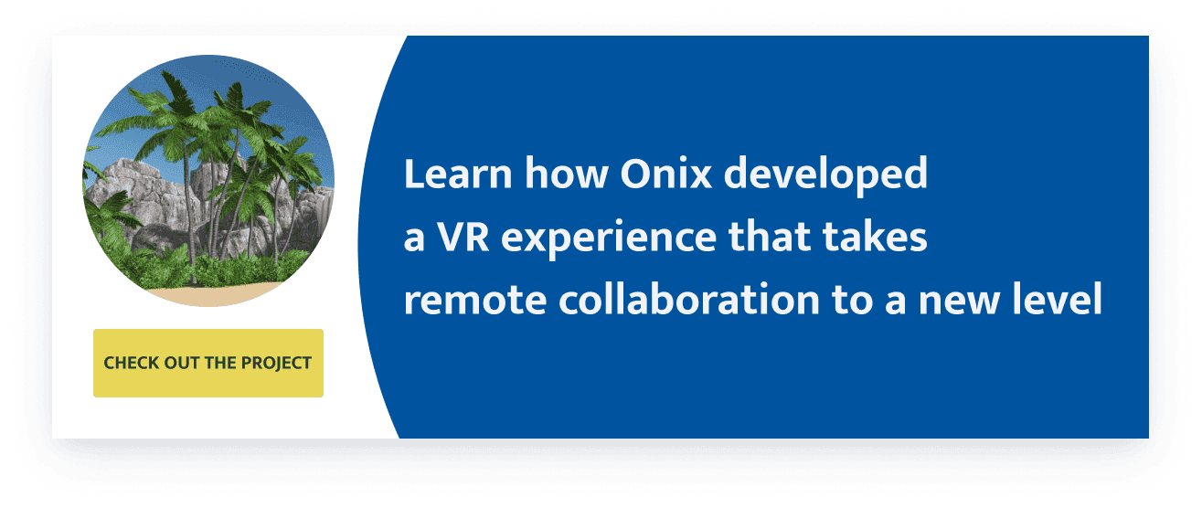 VR experience that takes remote collaboration for a new level