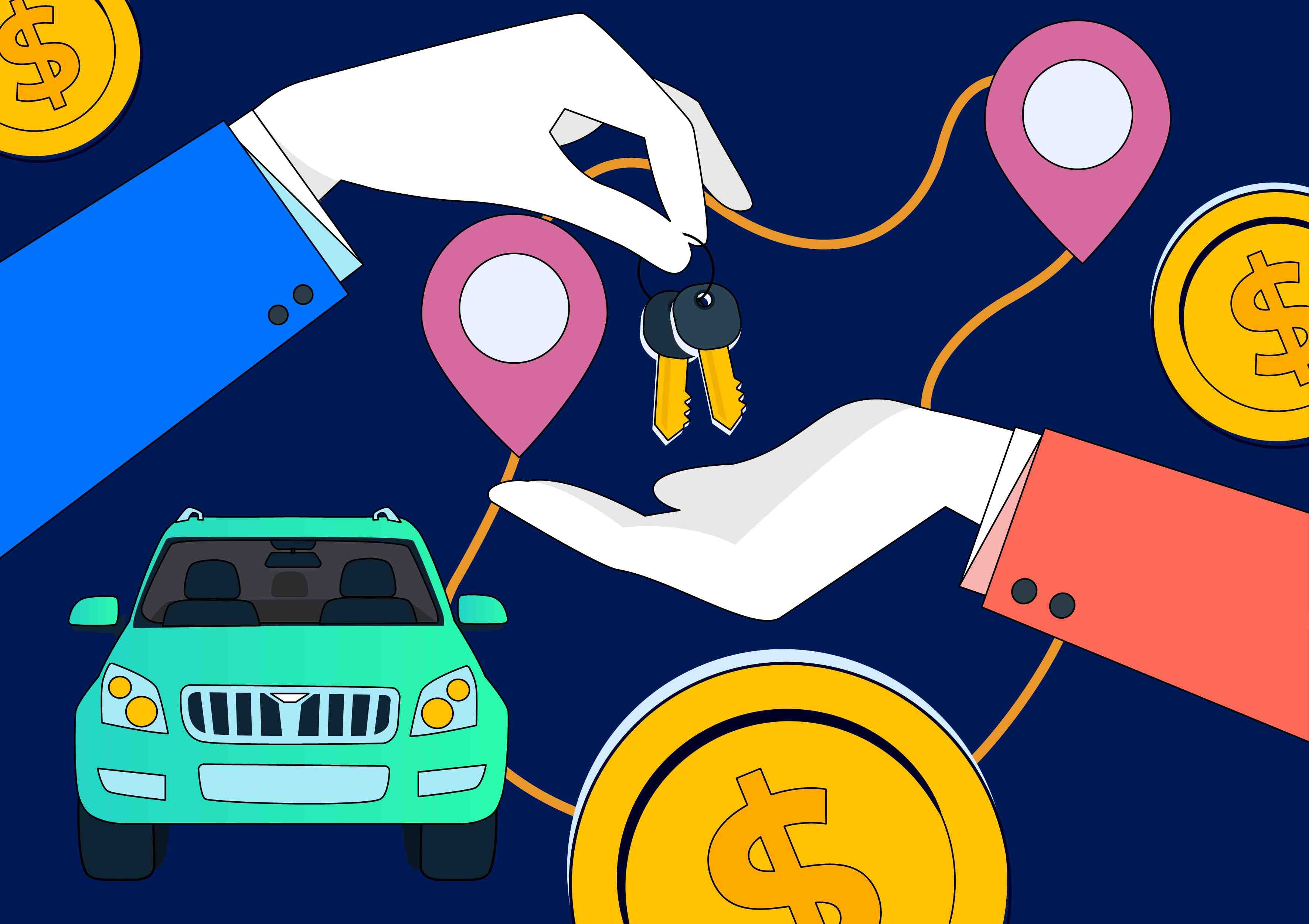 car rental app development
