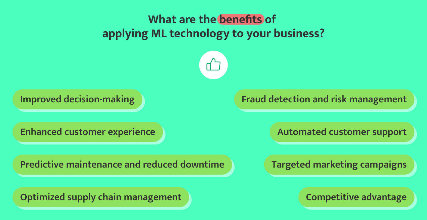 Machine learning techniques for business applications