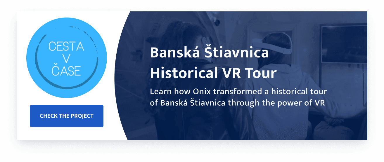 historical tour of Banská Štiavnica with VR implementation