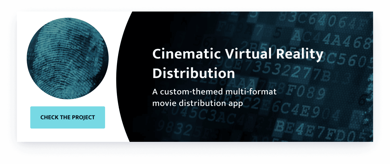 a custom-themed multi-format movie distribution app