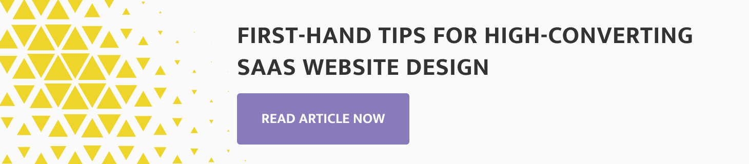 first-hand tips for high-converting saas website design