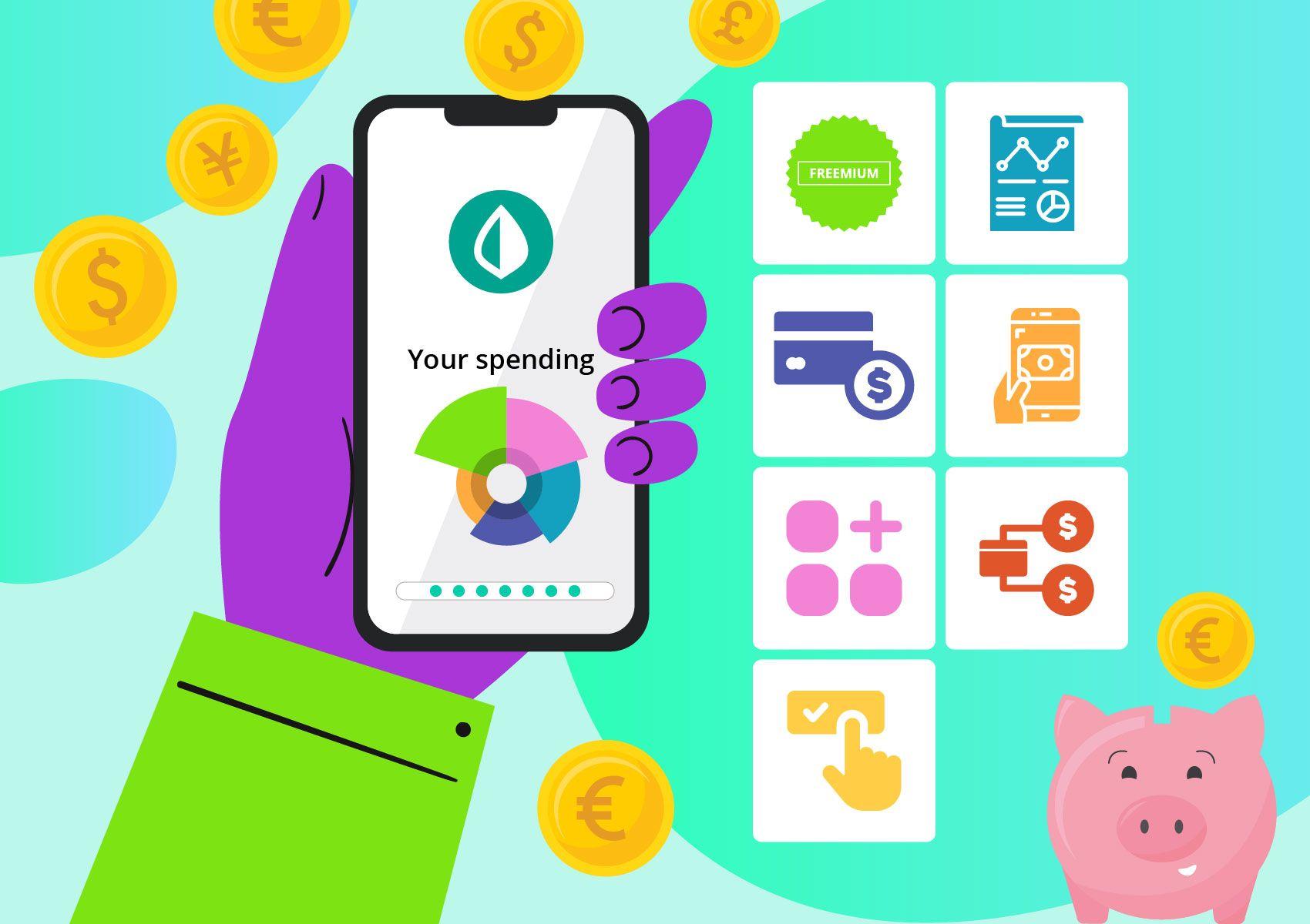 create a budget management app like mint