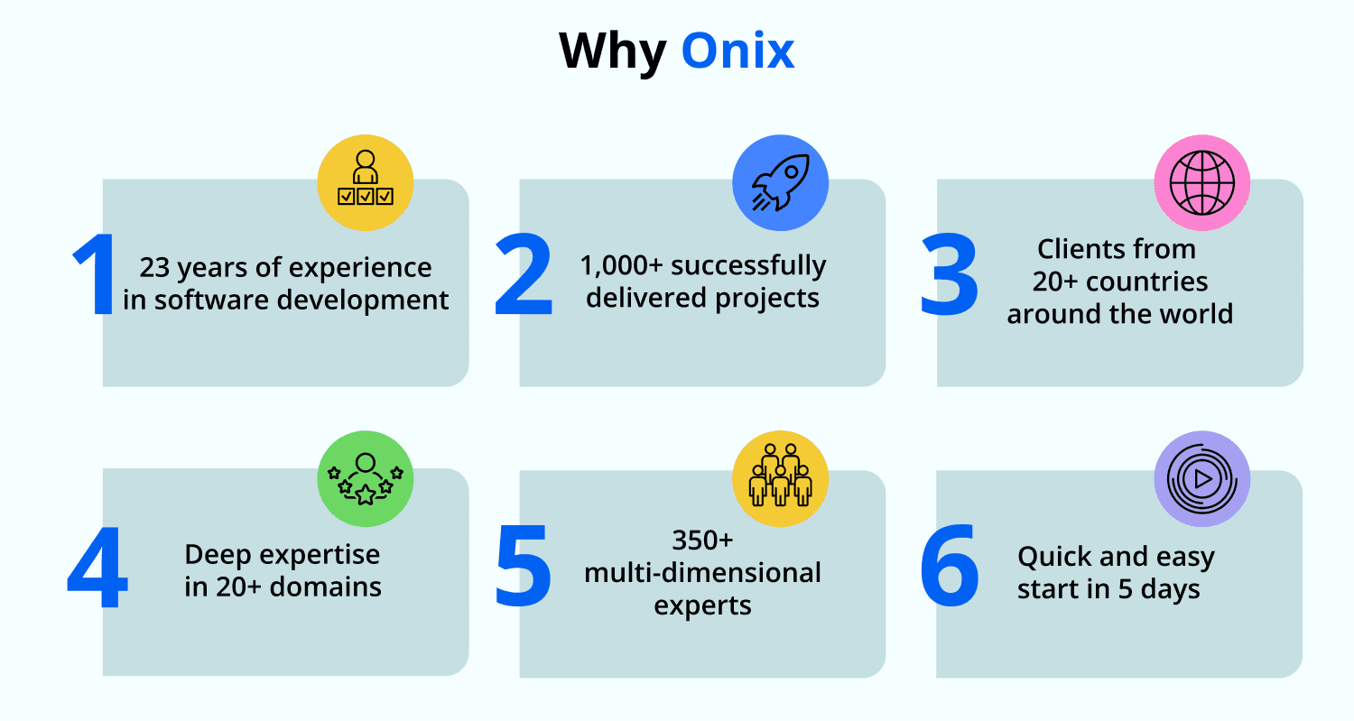 why to choose Onix for building apps