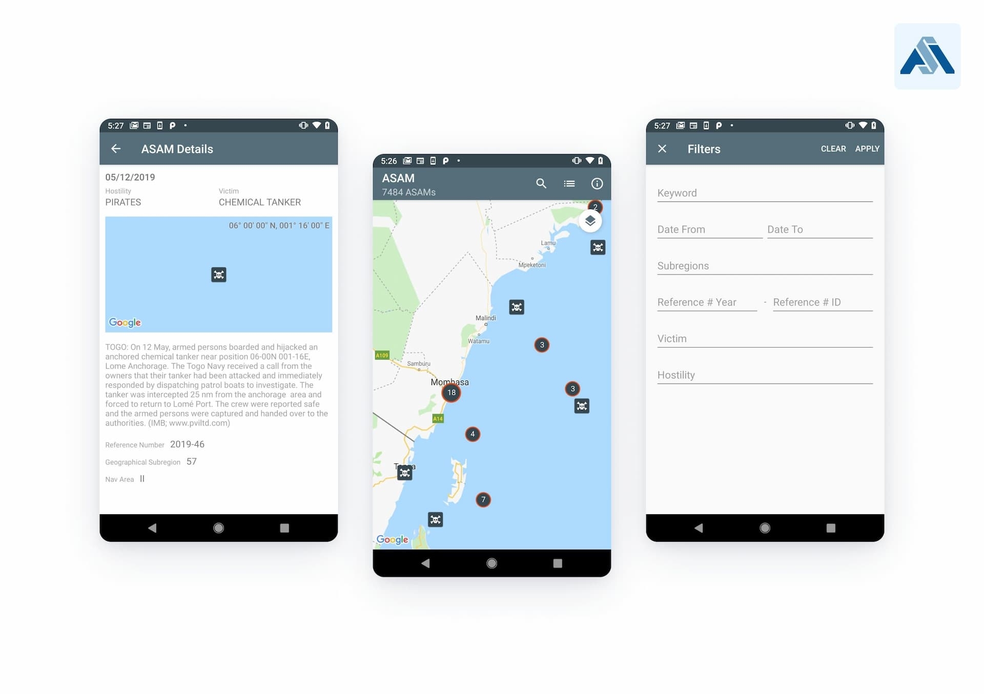 Maritime mobile app development
