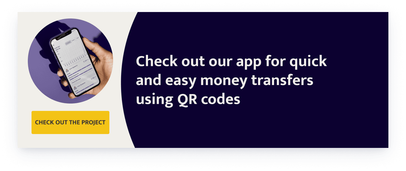 app for quick and easy money transfers using qr codes