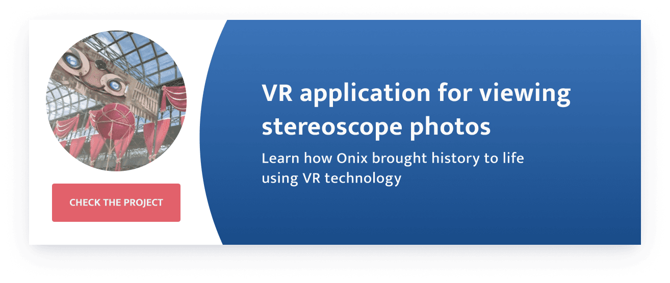 VR application for viewing stereoscope photos