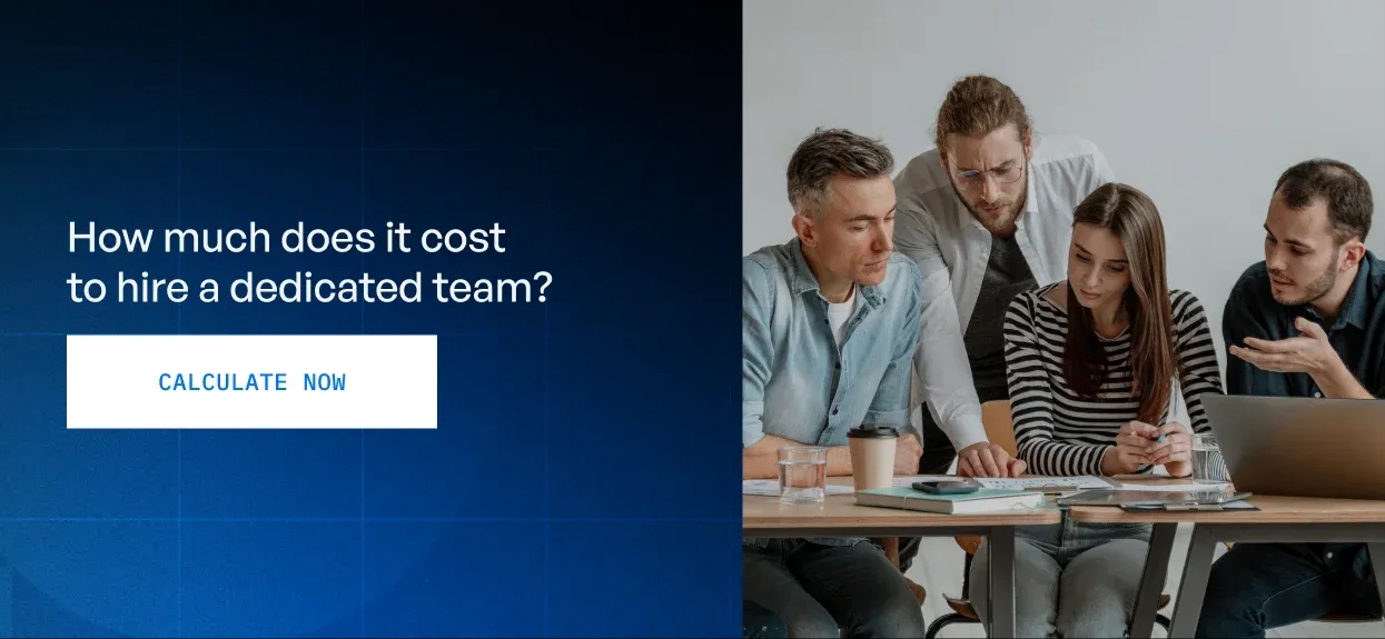How much does it cost to hire a dedicated team?