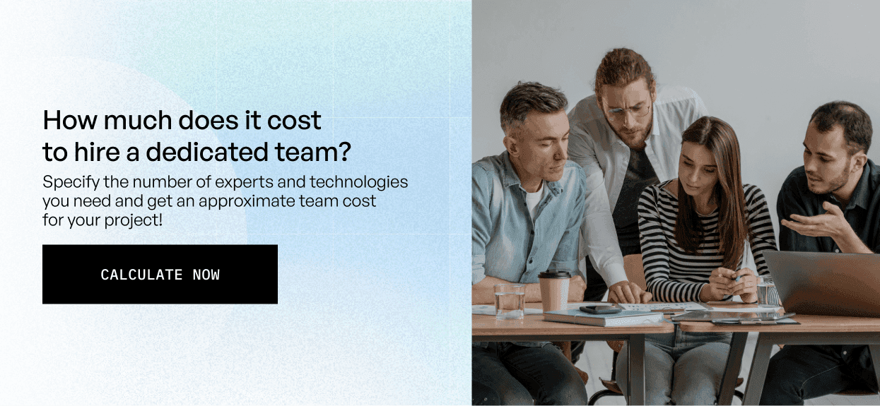+ How much does it cost to engage a dedicated team  for super app development
