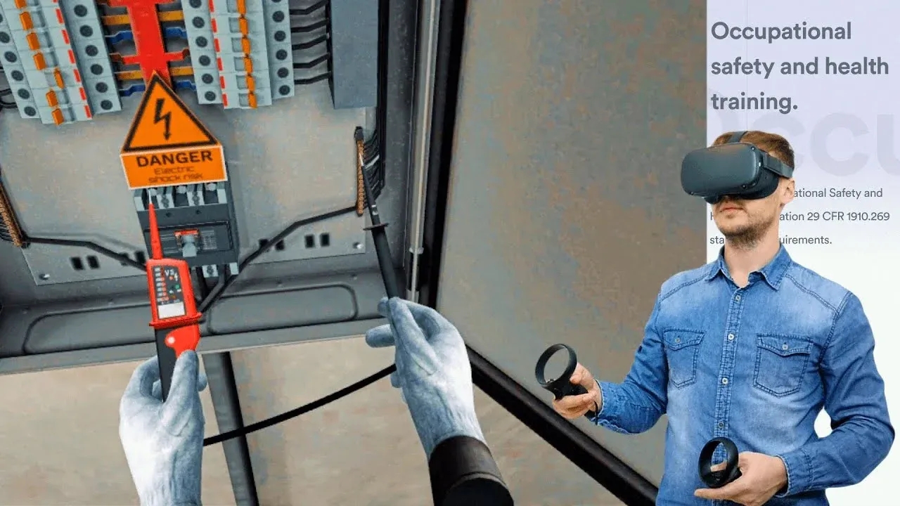 How learners interact with the virtual environment using handheld controllers or wired gloves