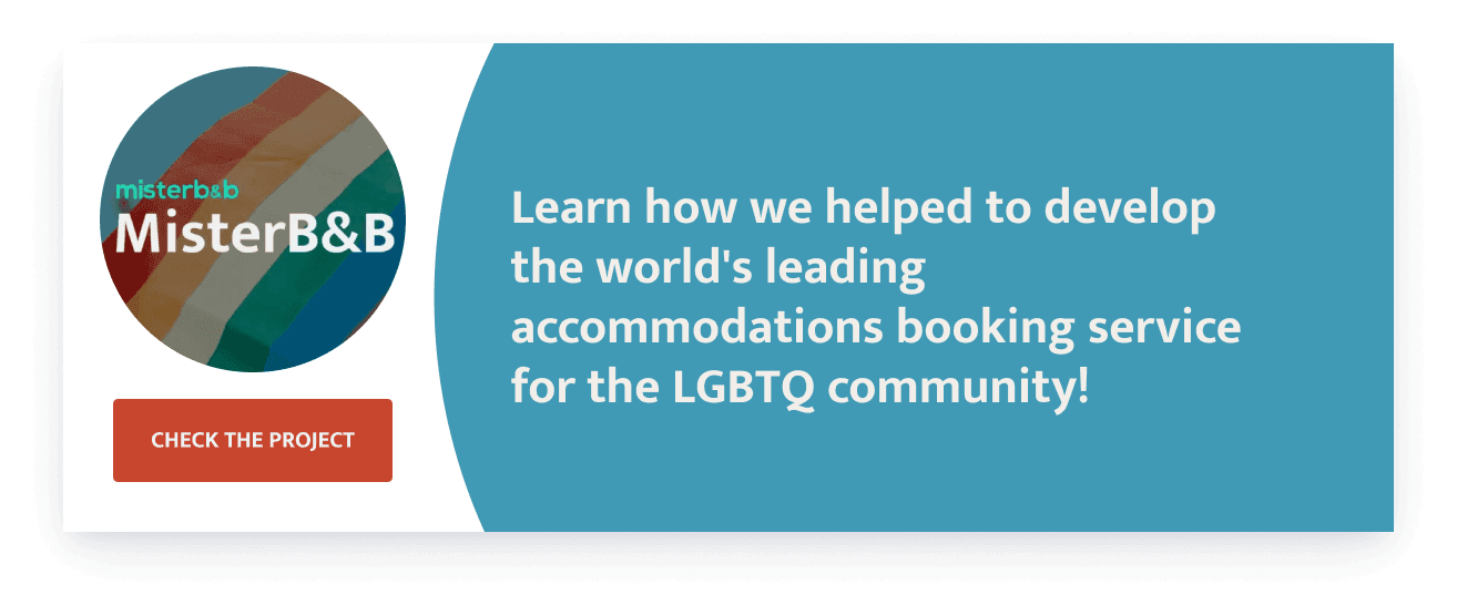 Lear how we helped to develop the worlds leading. accommodations booking service forthe LGBTQ community!
