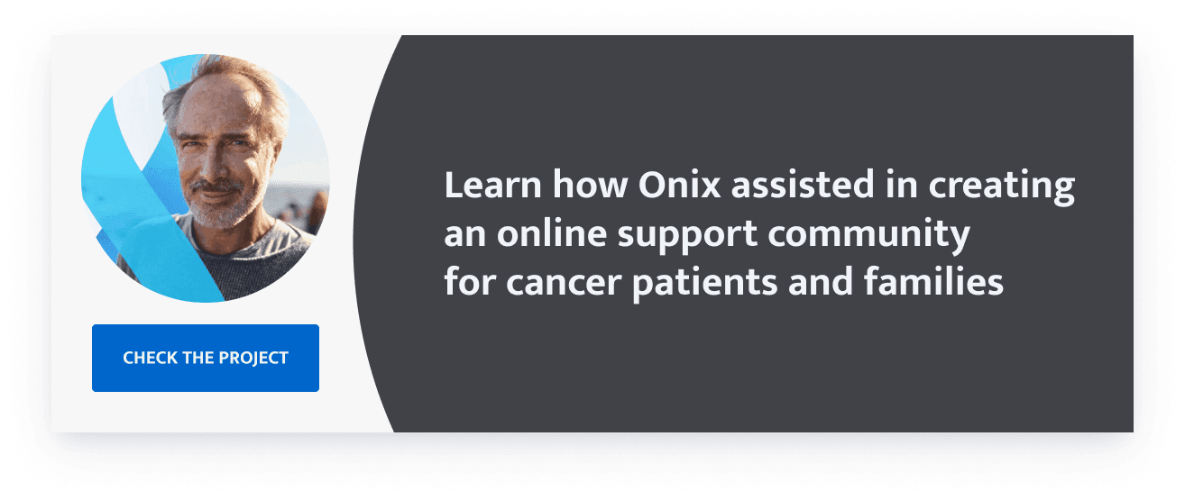 creating an online support community for cancer patients and families