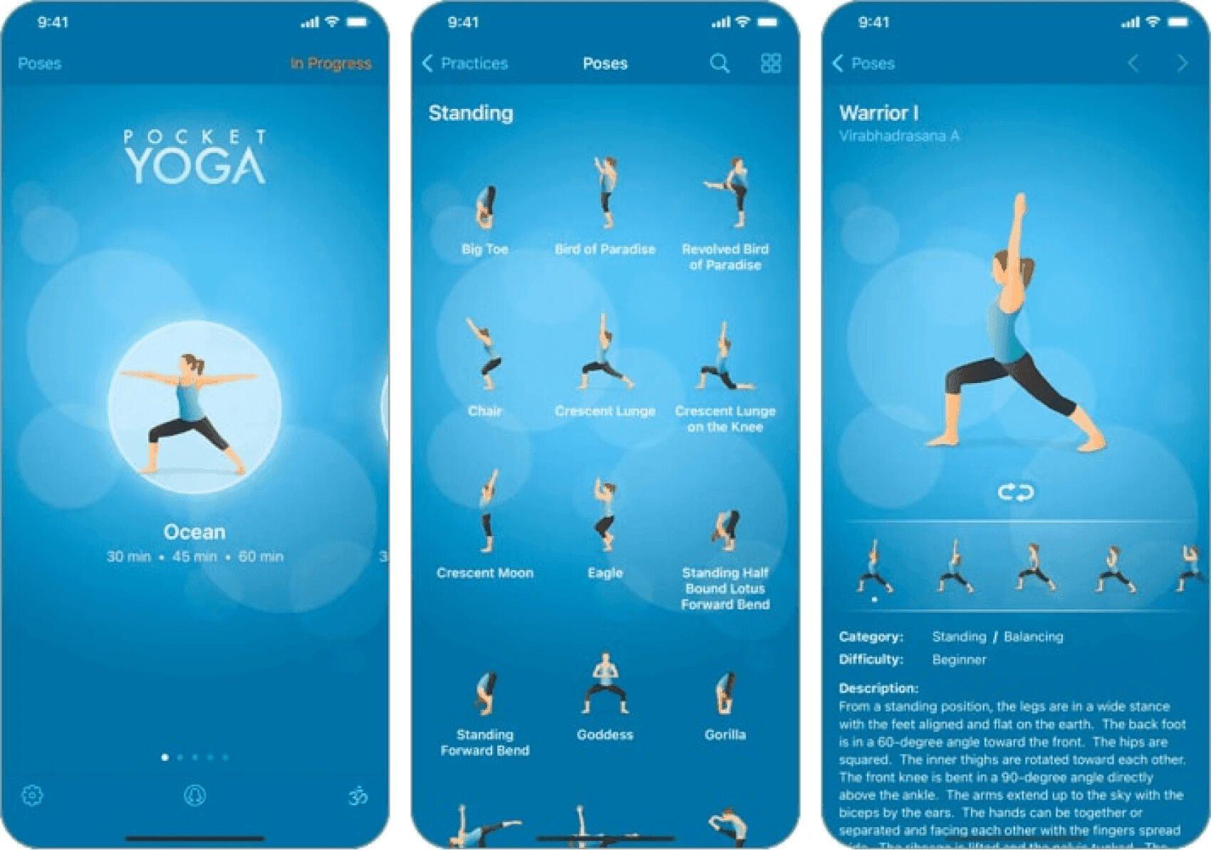 create a yoga app