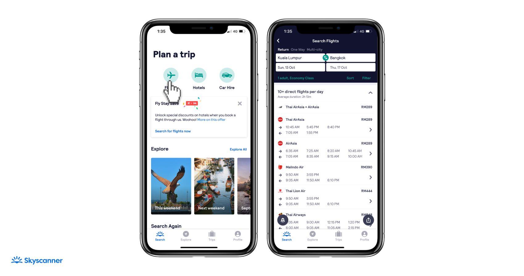 make a travel booking app